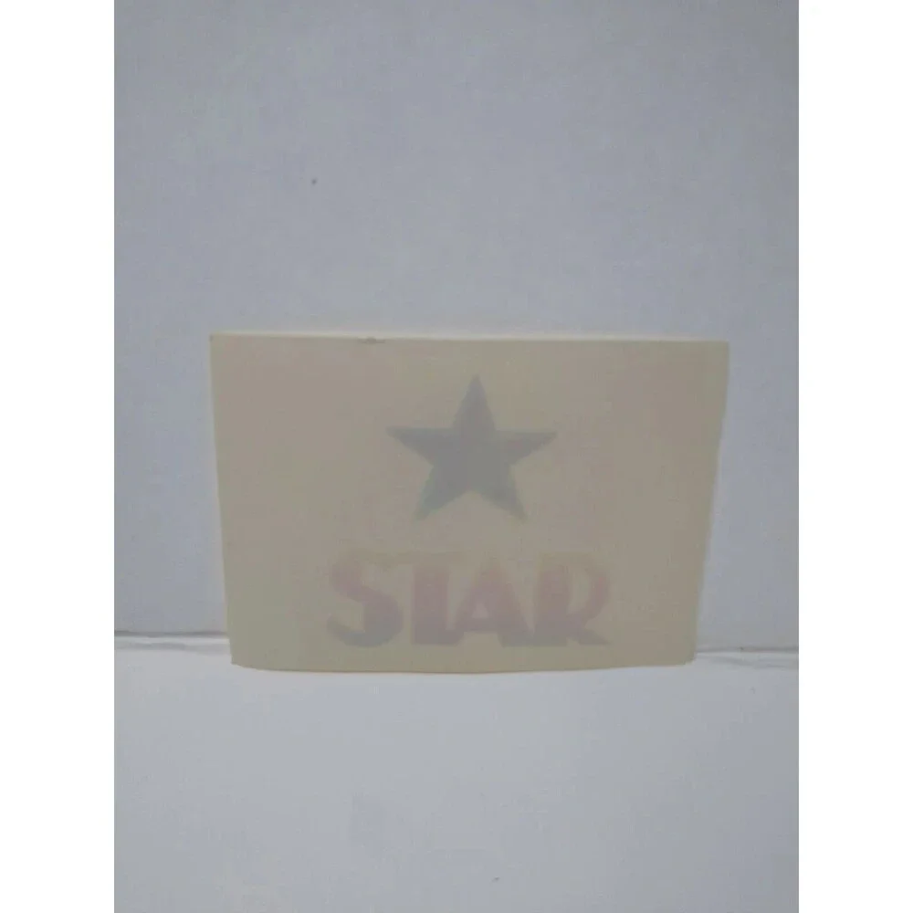 Star Rainbow Screamin Gleamin Glitter Iron-On Decal Donruss Vintage Original